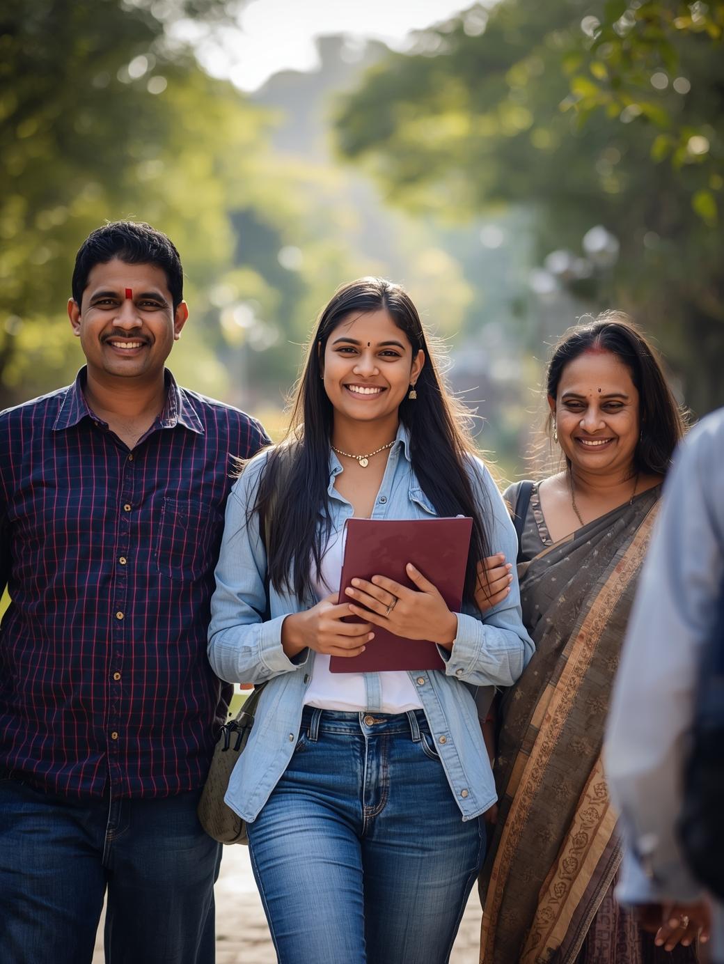 indian parents and students for mbbs admission (natural)